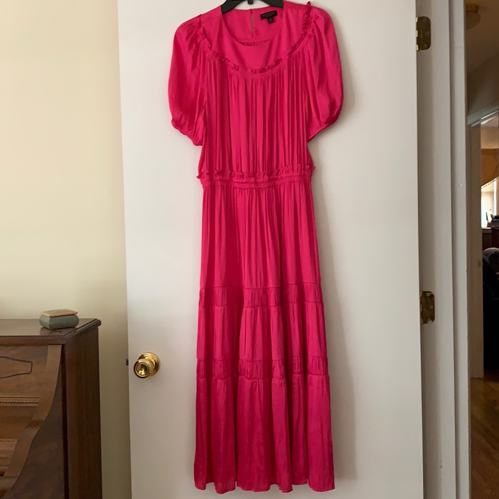 Anthropologie Fuchsia/Pink Dress Size L